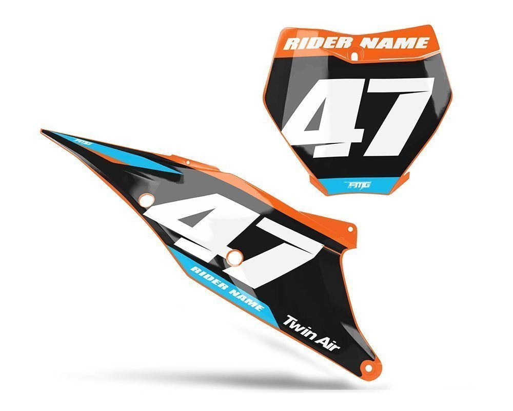 Fits KTM SXF Number Boards