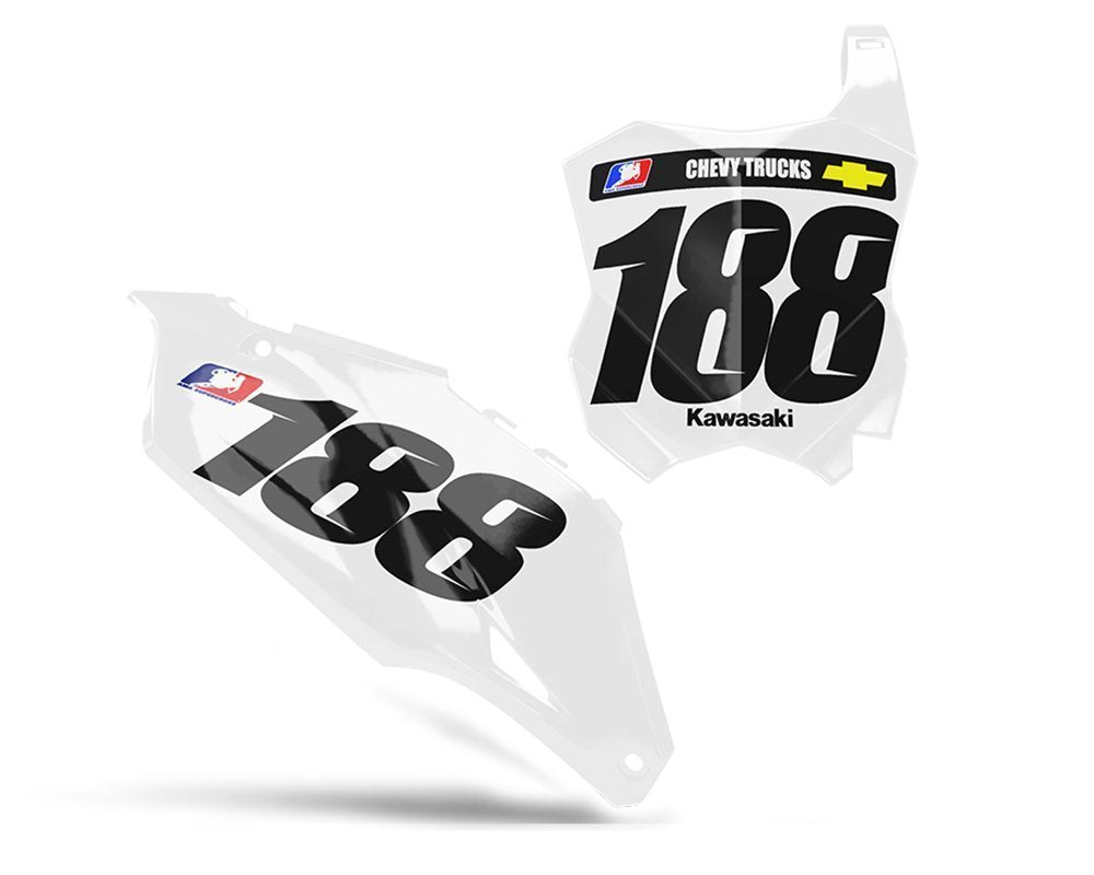 Kawasaki Number Board Graphics