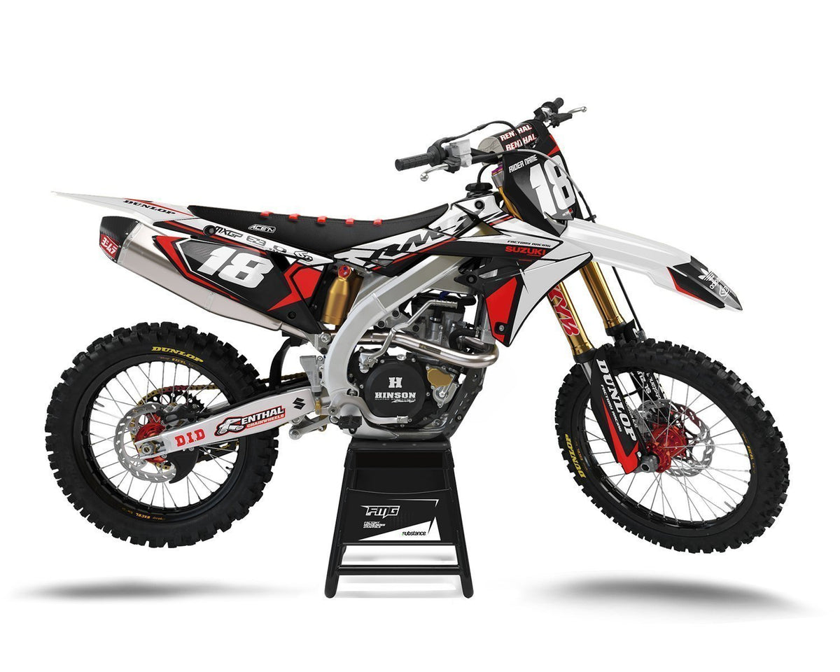 Black Suzuki Graphics Kit