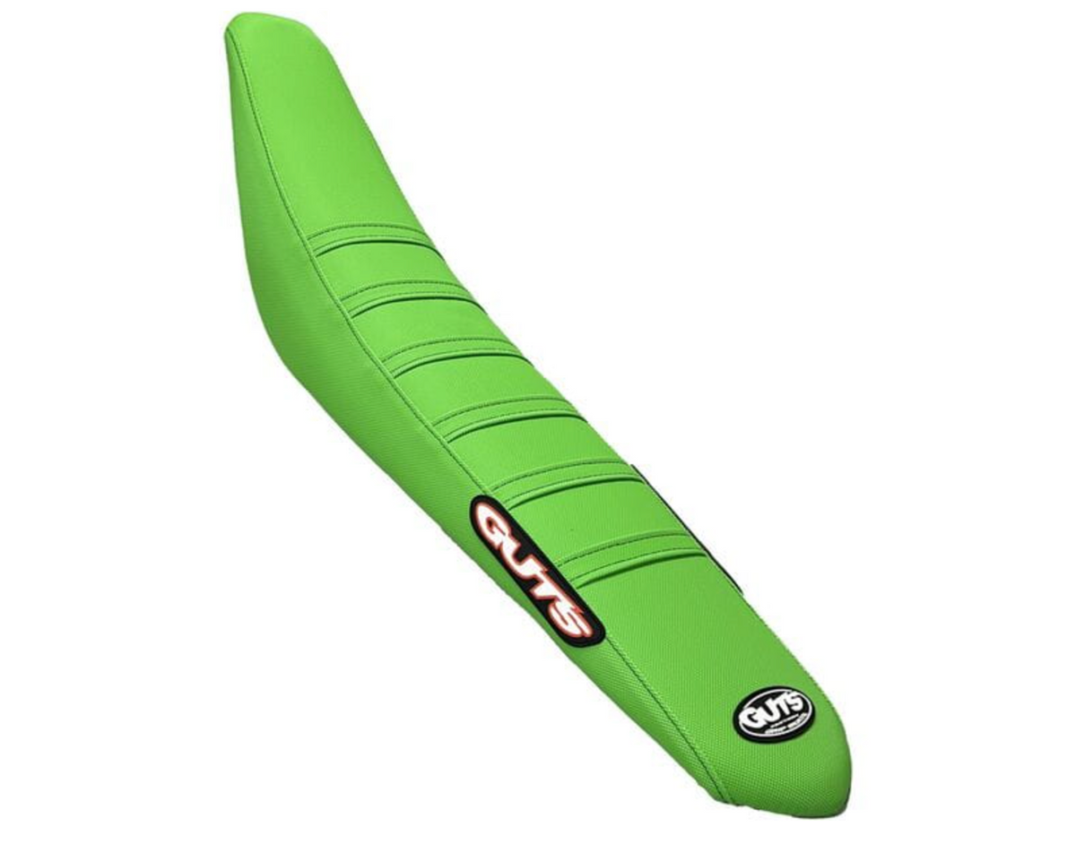 Guts Kawasaki Green Ribbed Seat Cover