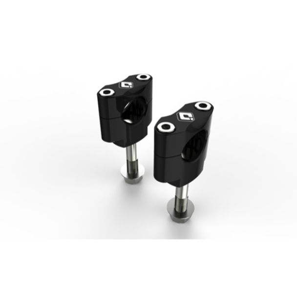 Oversize bar clamps 1-1/8. Used for upgrading to 1-1/8 Handlebars