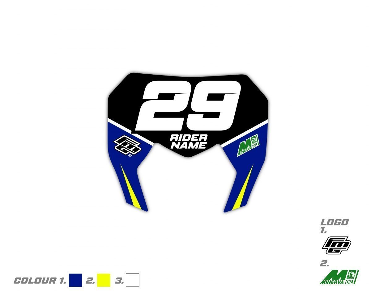SEF SER SE Sherco Headlight Sticker