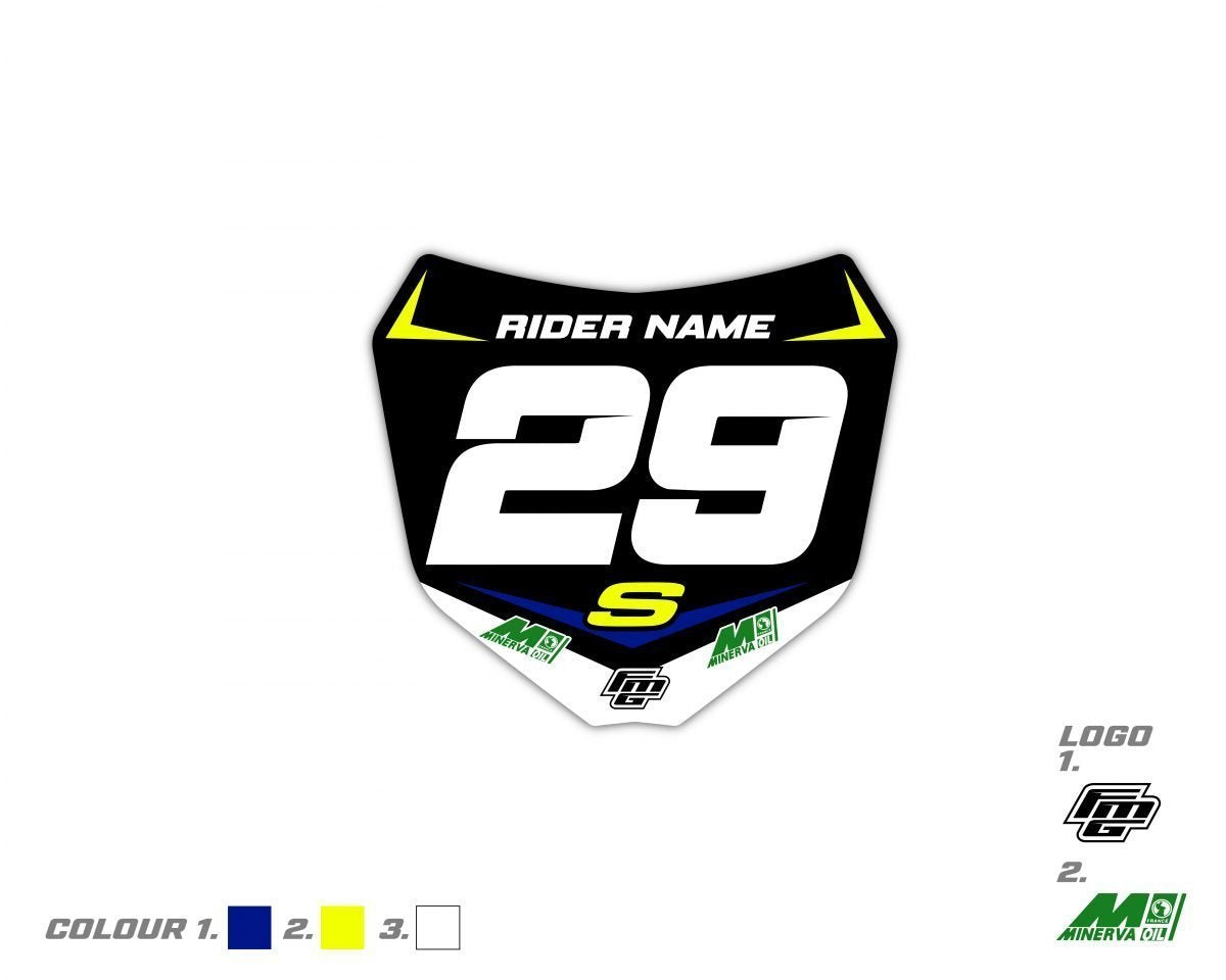 Sherco Front Number Plate Graphic