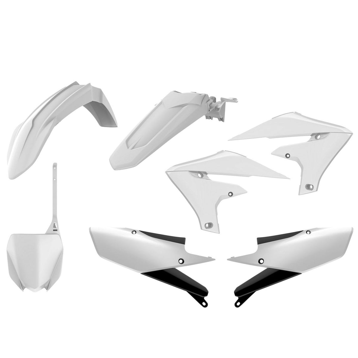 Standard Plastic Kit White Yamaha YZ 450F (2018-22)