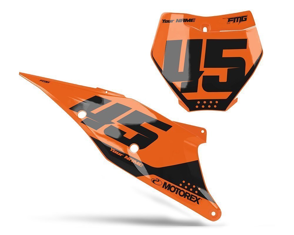Fits KTM Volta Orange Backgrounds