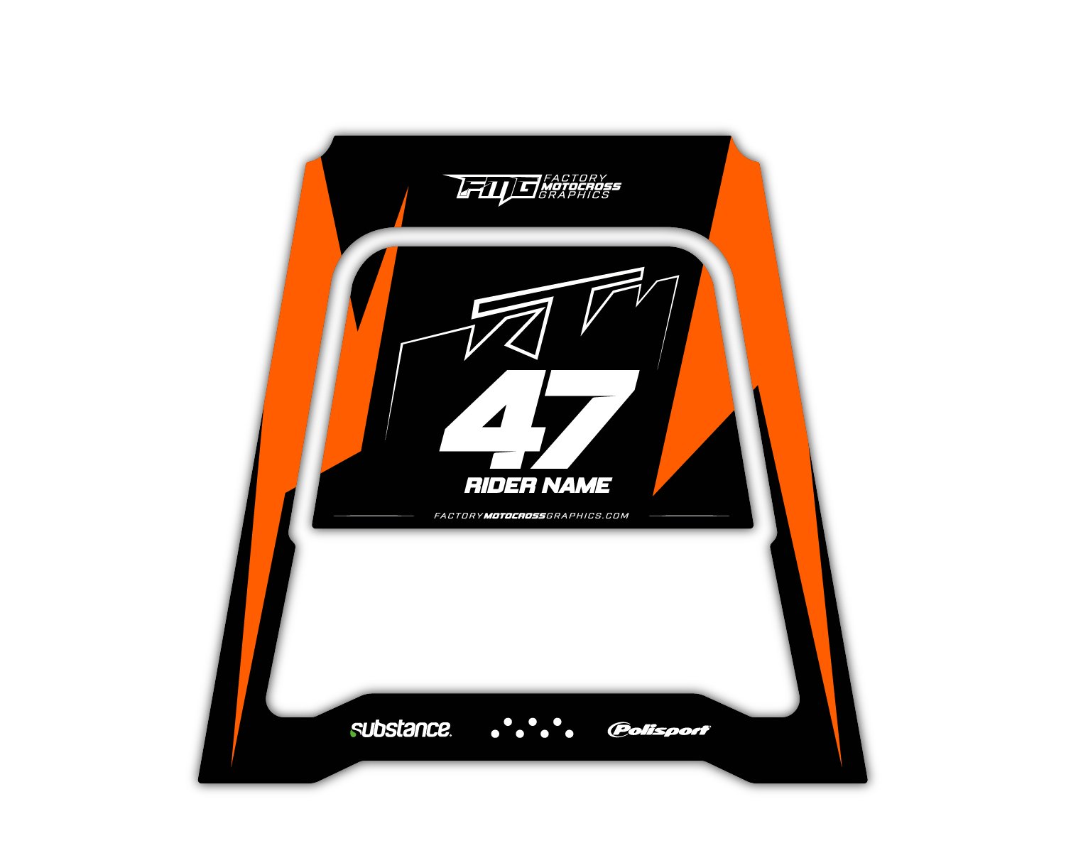 Custom Motocross Enduro Bike Stand Graphics - Custom Stand Decals ...