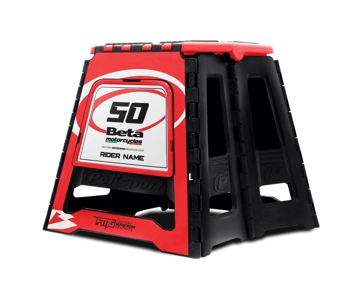 Polisport Beta Red Full Stand Graphic