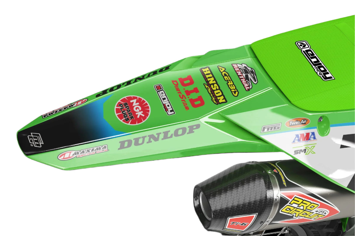 Kawasaki  factory Prado replica graphics Kit