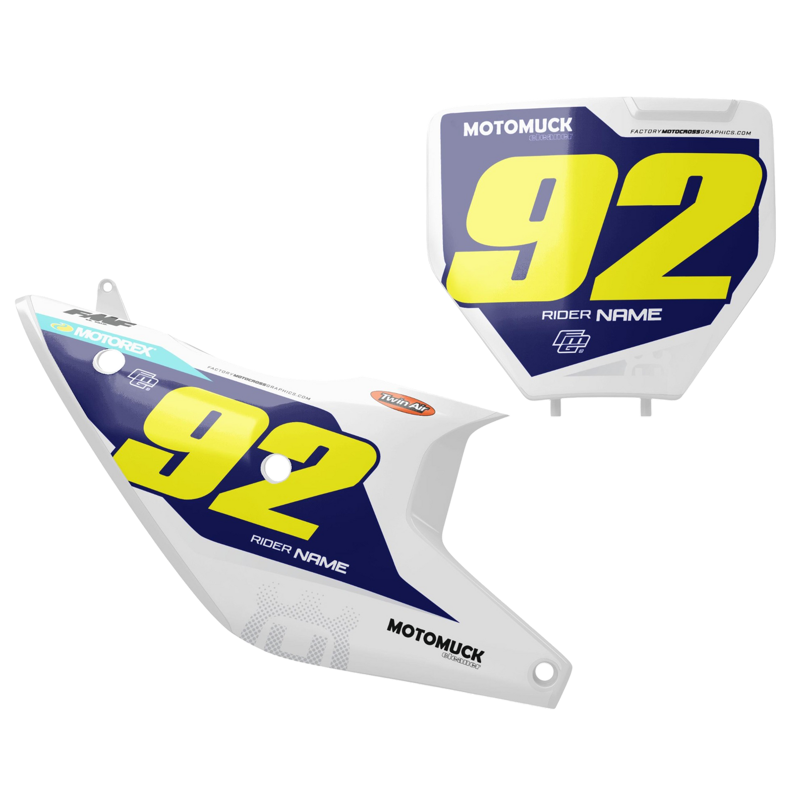 HUSQVARNA 2025 TC / FE Arcane White Backgrounds Factory Motocross Graphics