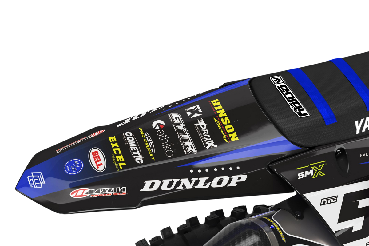 YAMAHA PRO CIRCUIT Blauw &amp; Zwart Team Graphics Kit
