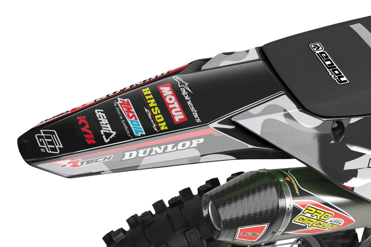 KAWASAKI Shark Mouth CAMOUFLAGE GRAPHICS KIT.