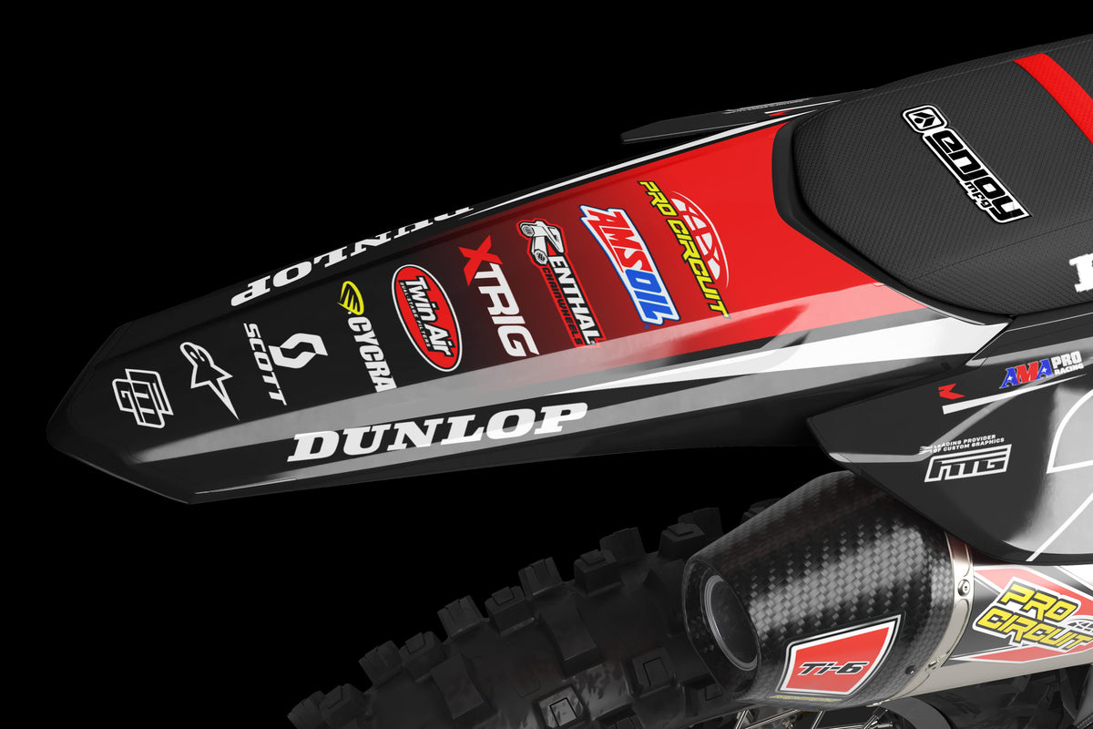 Honda Phantom Black Graphics Kit