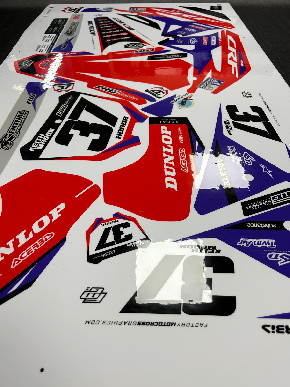Honda CRF/CR Concept Factory Graphics Kit
