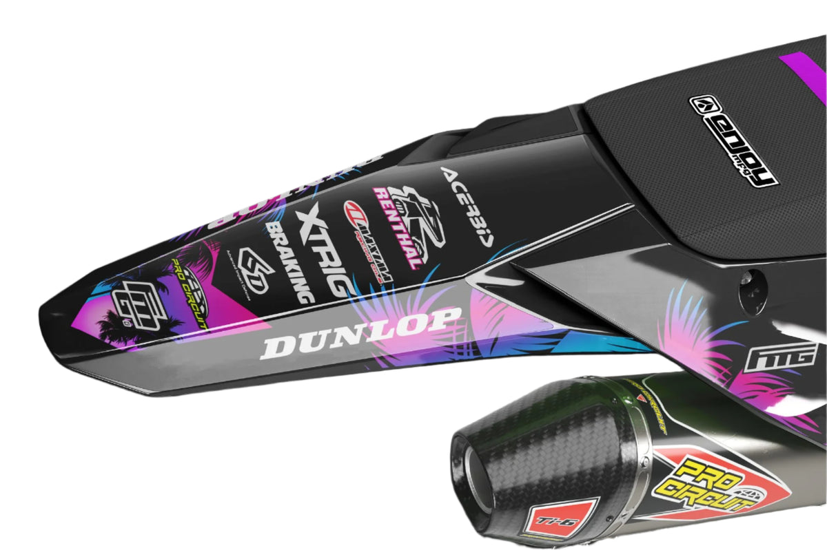 Kawasaki  Black Palm Graphics Kit