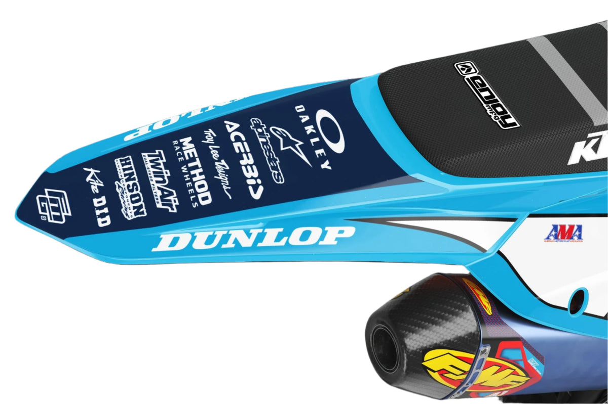 Fits KTM SX / SXF Blue TLD Graphics Kit