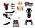 Honda CRF/CR 2025 USA Flag Graphics Kit