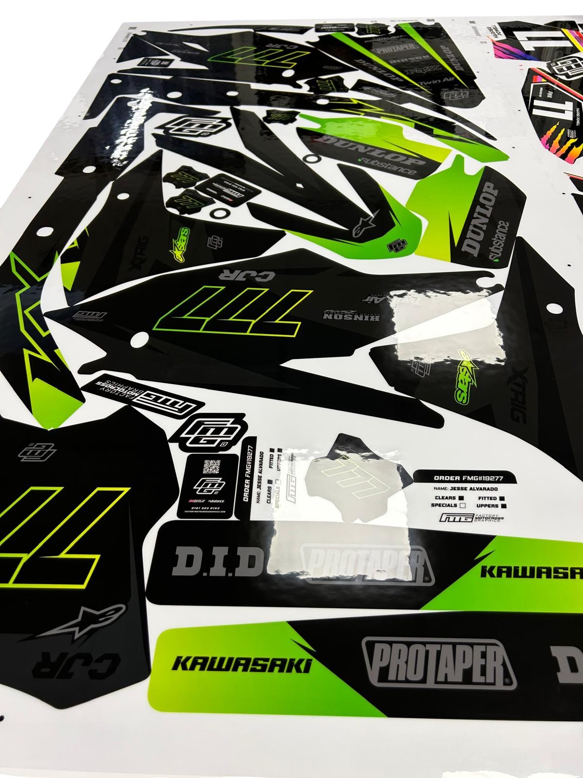 Kawasaki  Black Stealth Graphics Kit