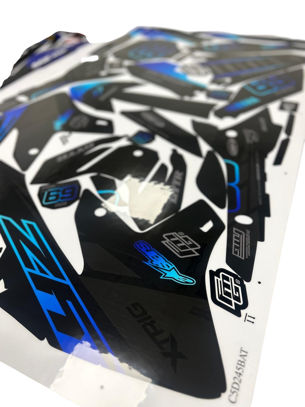 Yamaha YZF/YZ Black Stealth Graphics Kit