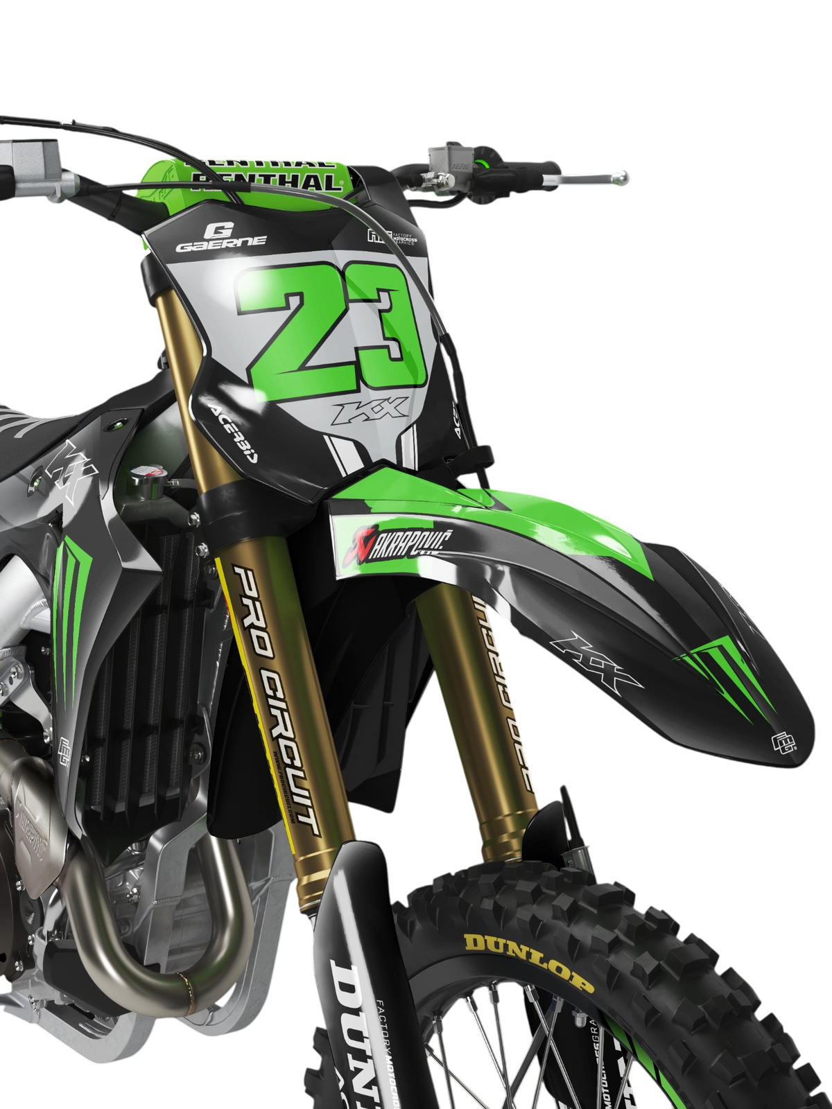 KAWASAKI Monster Rep GRAPHICS KIT