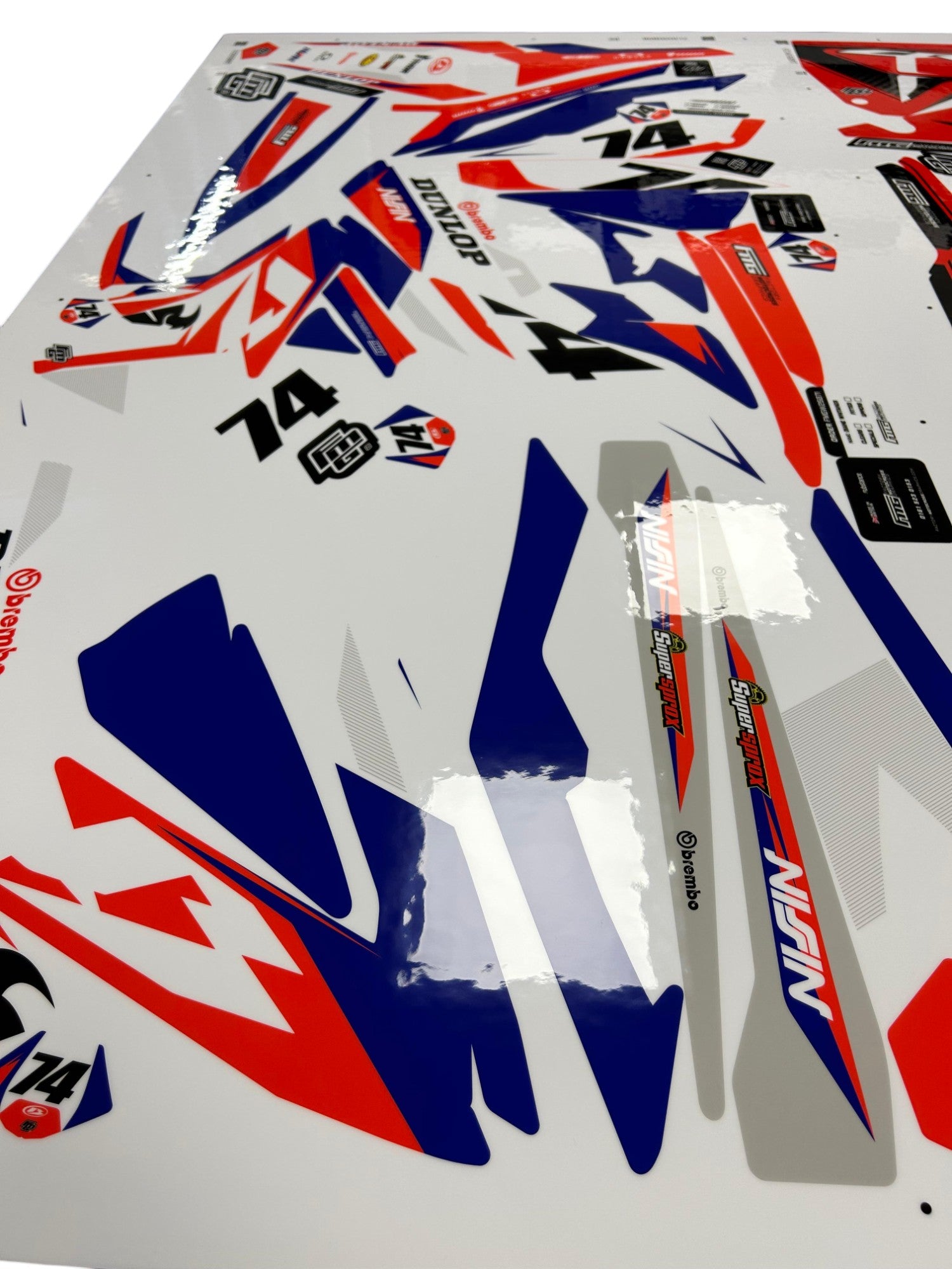 Beta RR 2T / RR 4T Factory Red Enduro Graphics Kit FACTORY MOTOCROSS GRAPHICS