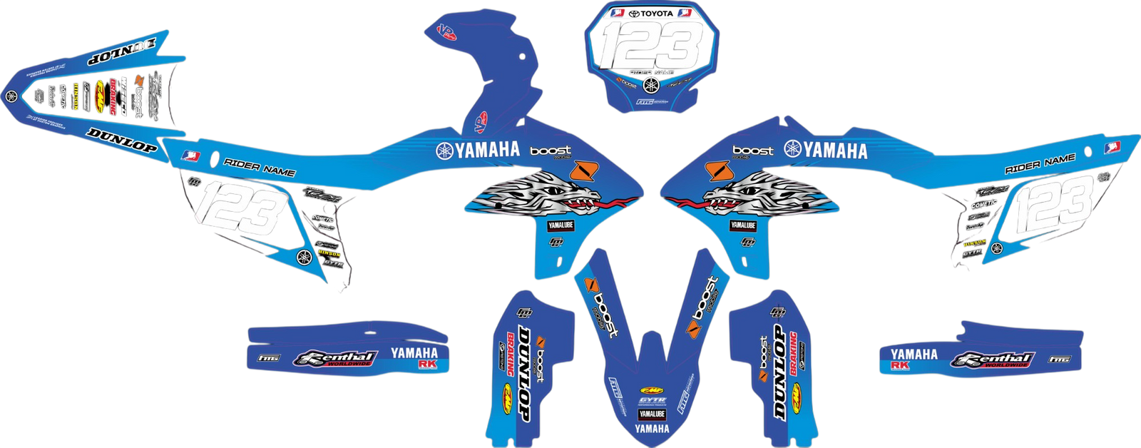 Yamaha of Troy grafische kit