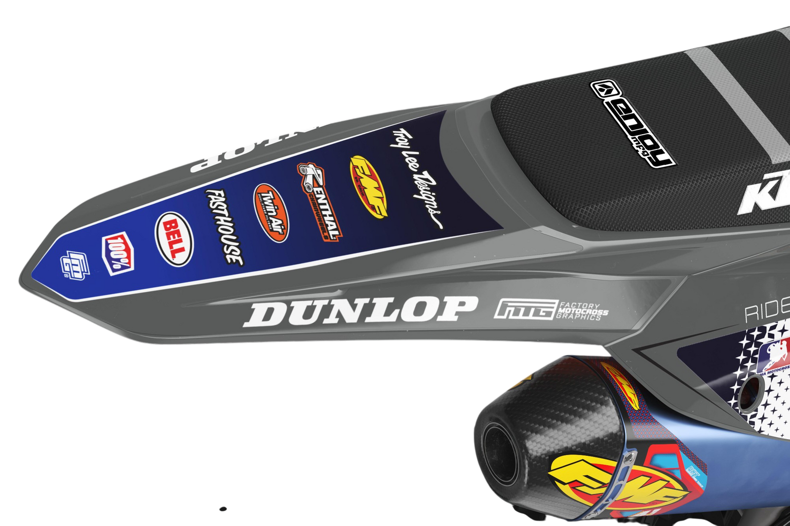 FUSE Fits KTM Grey GRAPHICS KIT.