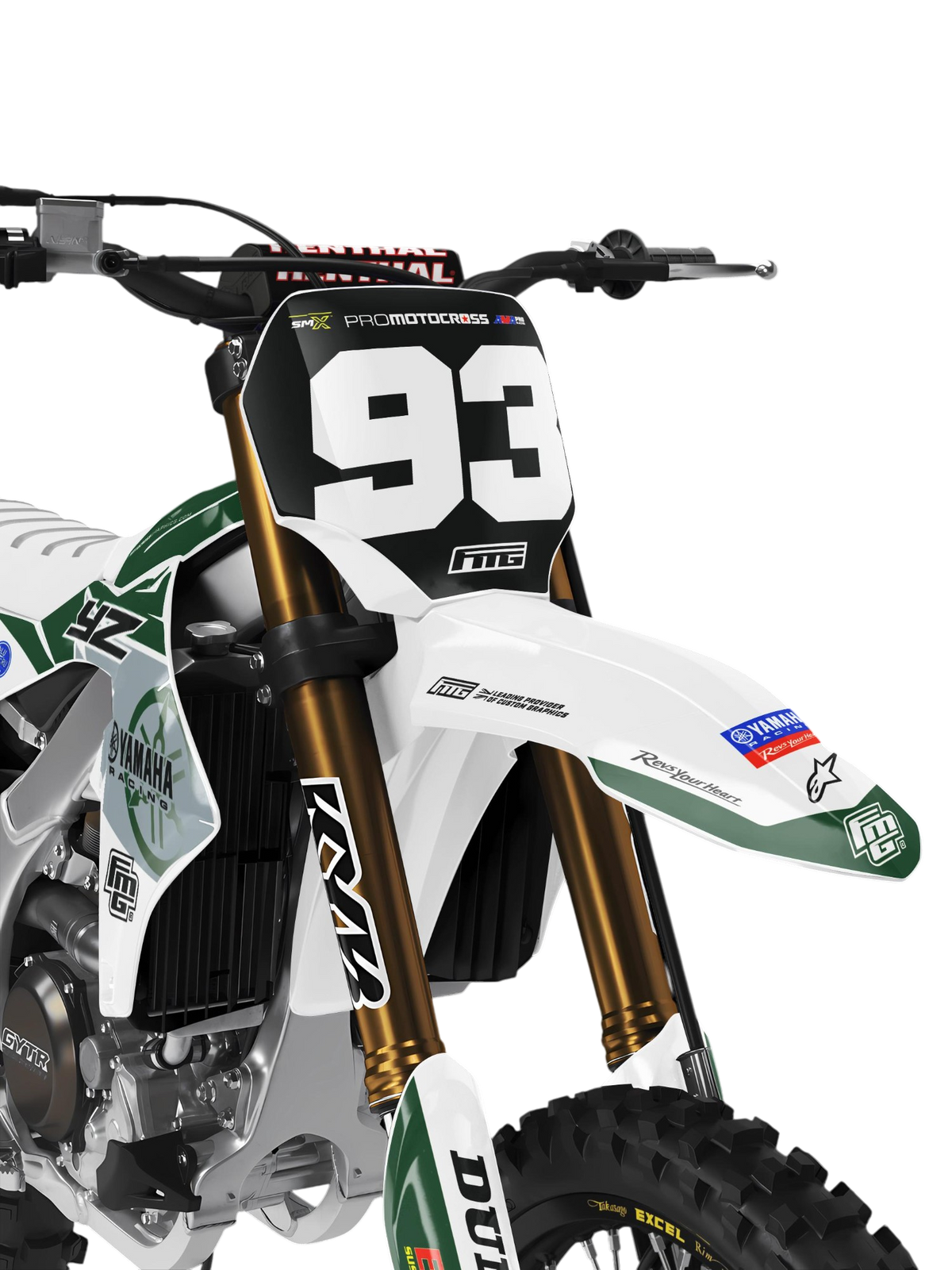 British Racing Green GYTR Yamaha GRAPHICS KIT.