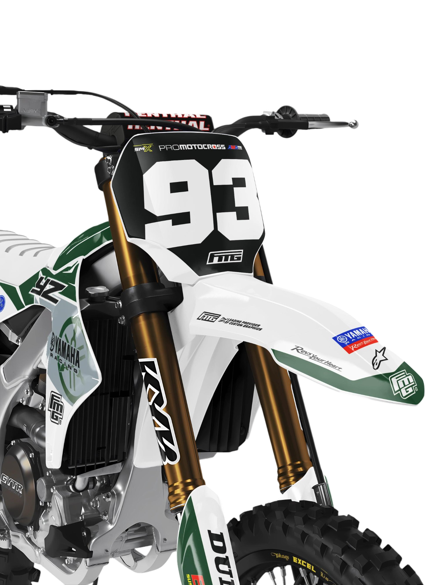 British Racing Green GYTR Yamaha GRAPHICS KIT.