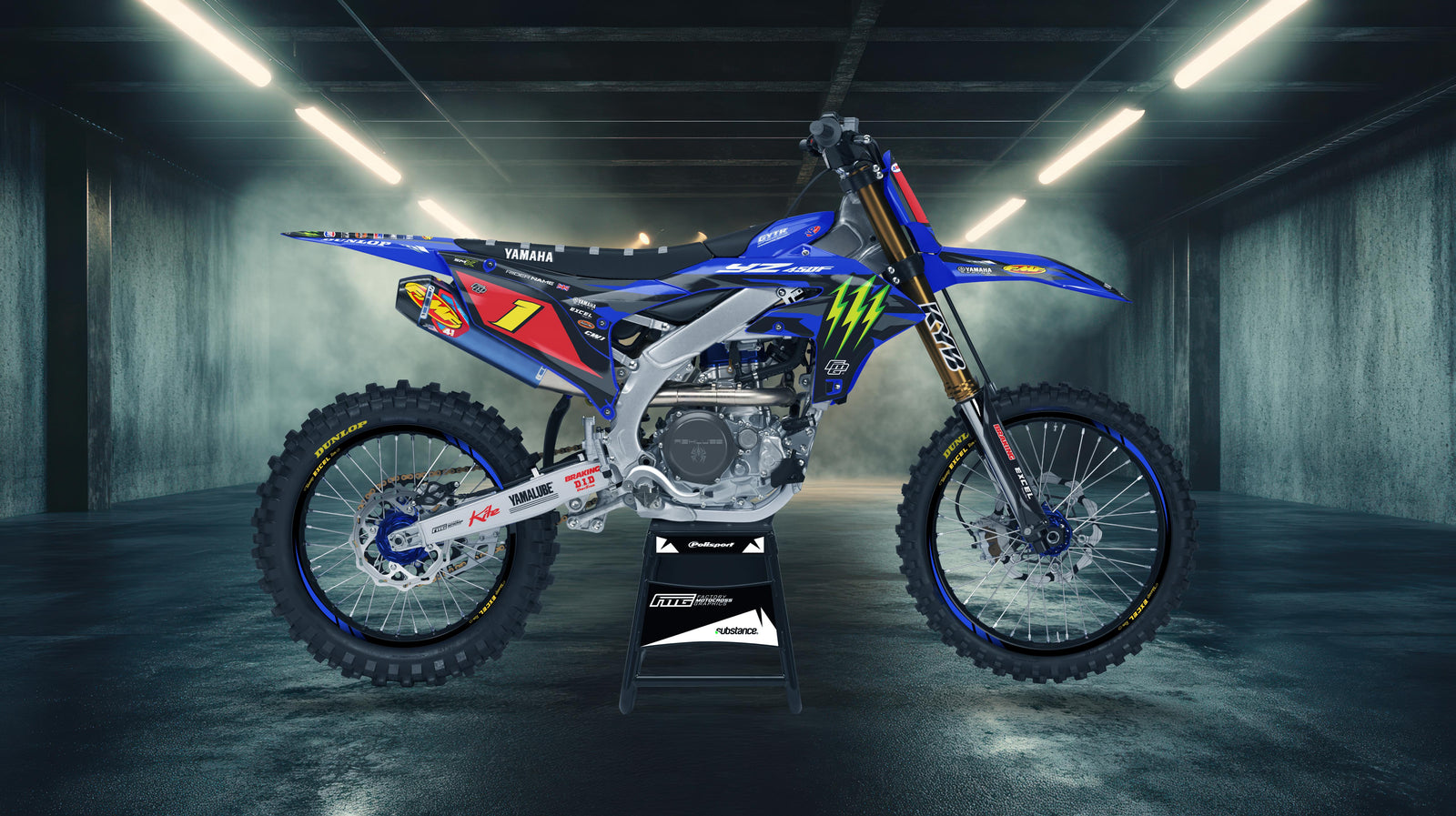 Factory Yamaha Graphics HD Edition Graphics Kit.