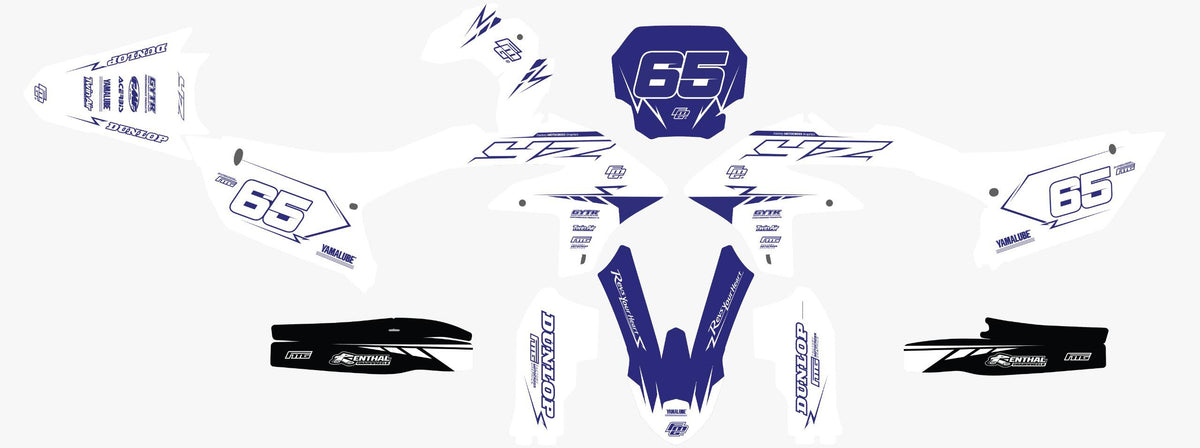 Yamaha White Sabre Graphics Kit