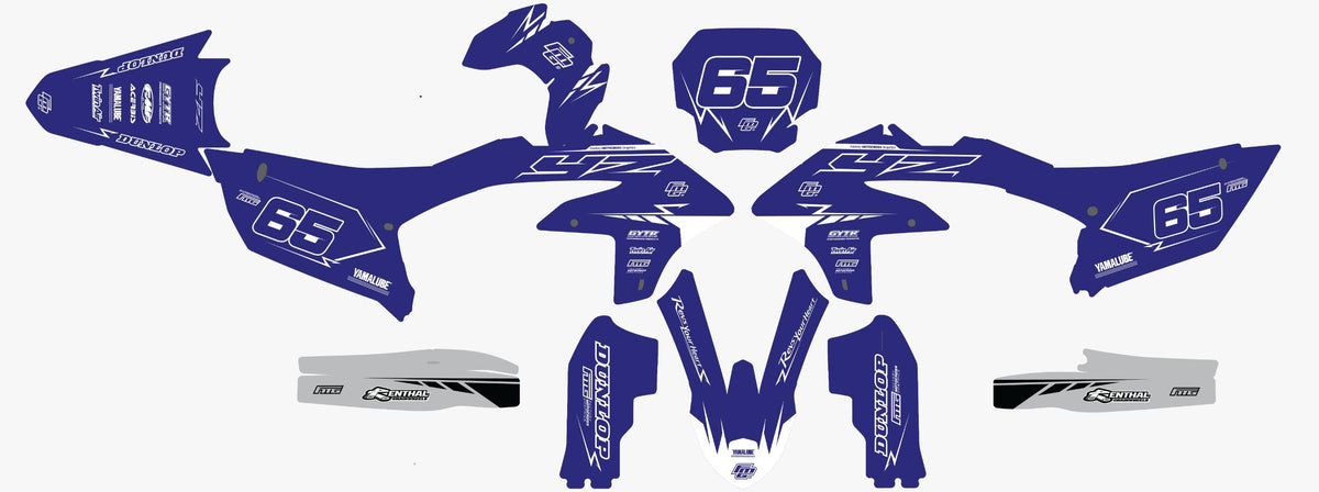 Yamaha Blue Sabre Graphics Kit