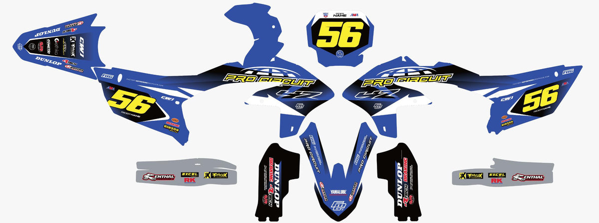 Yamaha Pro Circuit Factory Graphics