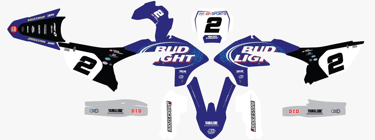 Kit graphique d'usine Yamaha BudLight