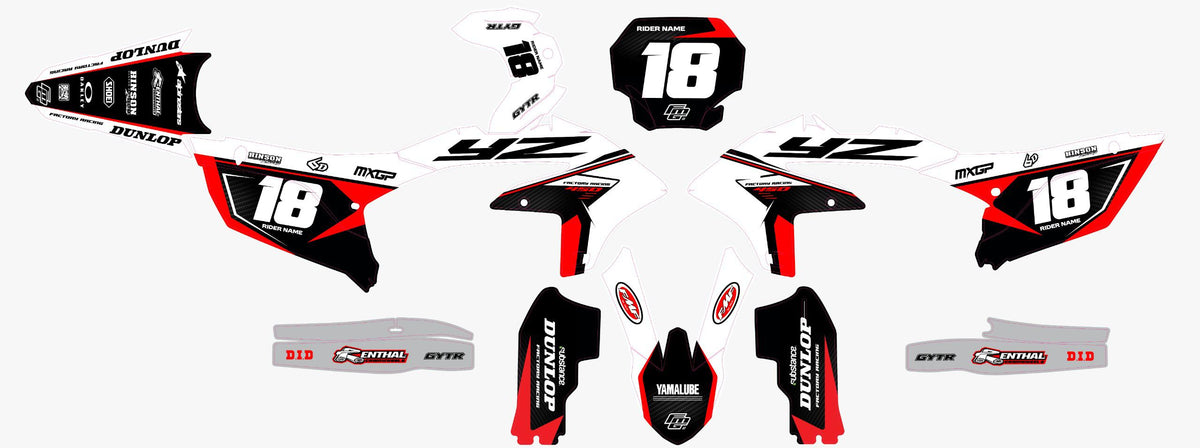 Yamaha Magna Zwarte Graphics Kit