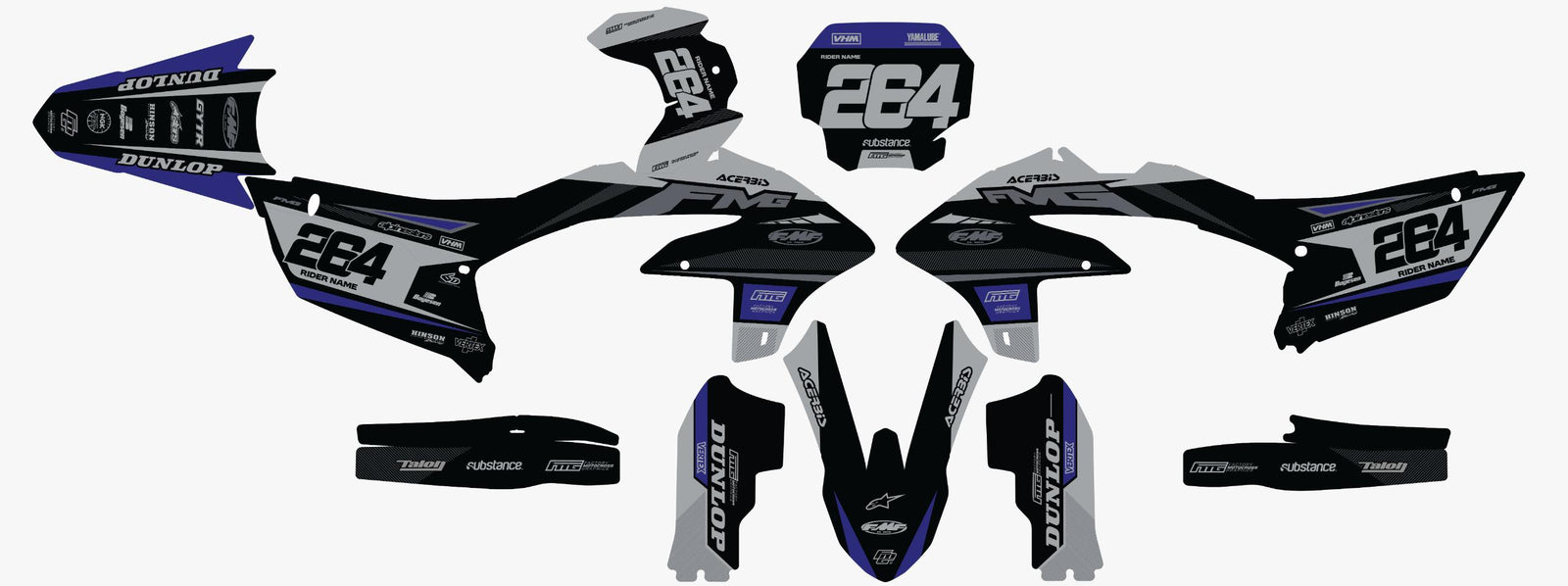 Yamaha Ventura grafische kit