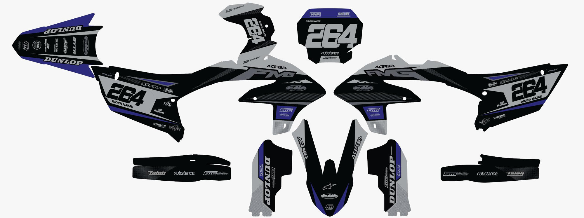 Yamaha Ventura grafische kit