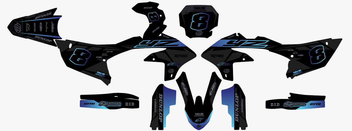 Yamaha Black Stealth Graphics Kit