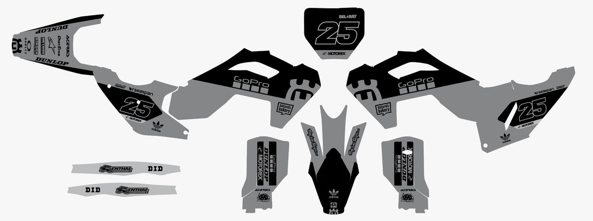 Husqvarna Recon Grey Graphics Kit