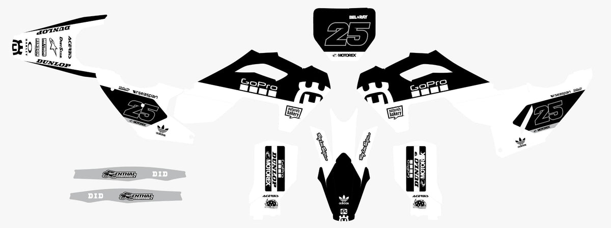 Husqvarna Recon Black Graphics Kit