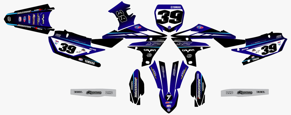 Yamaha VP Blue Graphics Kit