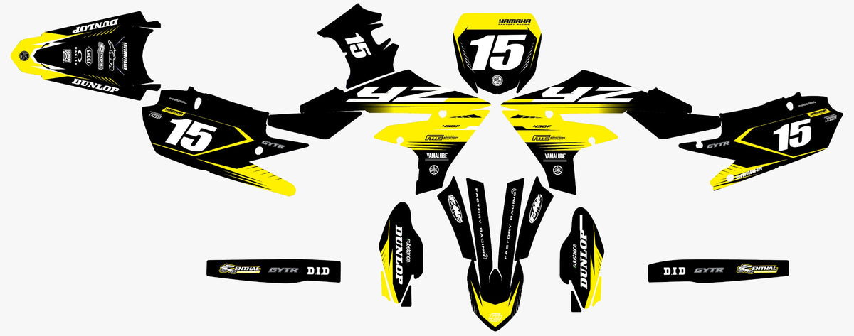 Kit graphique Yamaha Yellow Anniversary