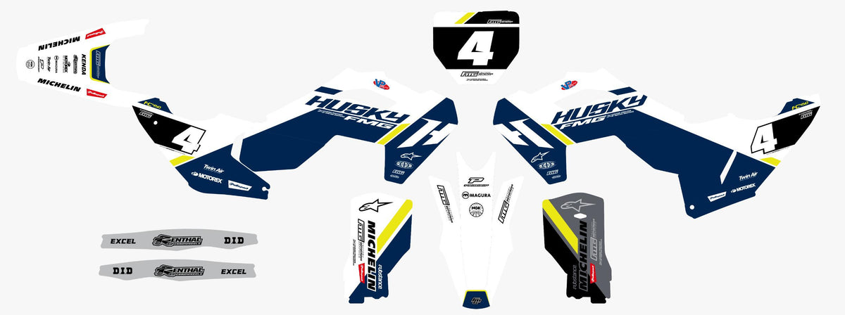 Husqvarna  Explorer White Graphics Kit