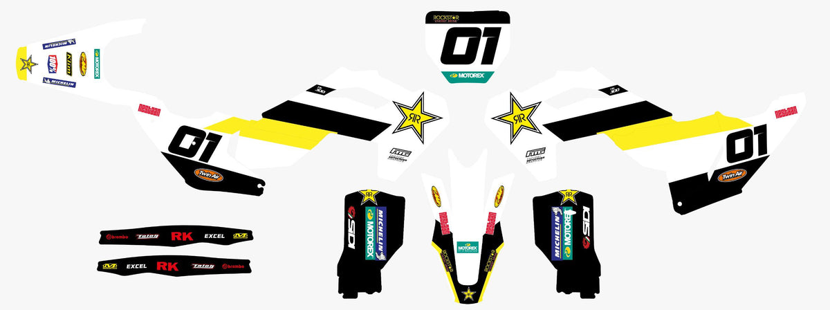 Husqvarna Factory Enduro Graphics Kit