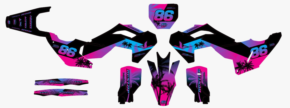 Husqvarna Black Palm Graphics Kit