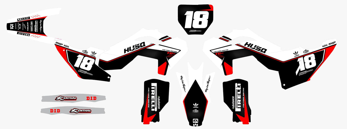 Husqvarna Stadium Black Graphics Kit