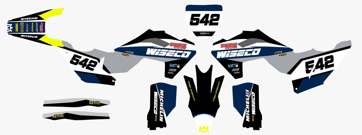 Neon Husqvarna Graphics Kit