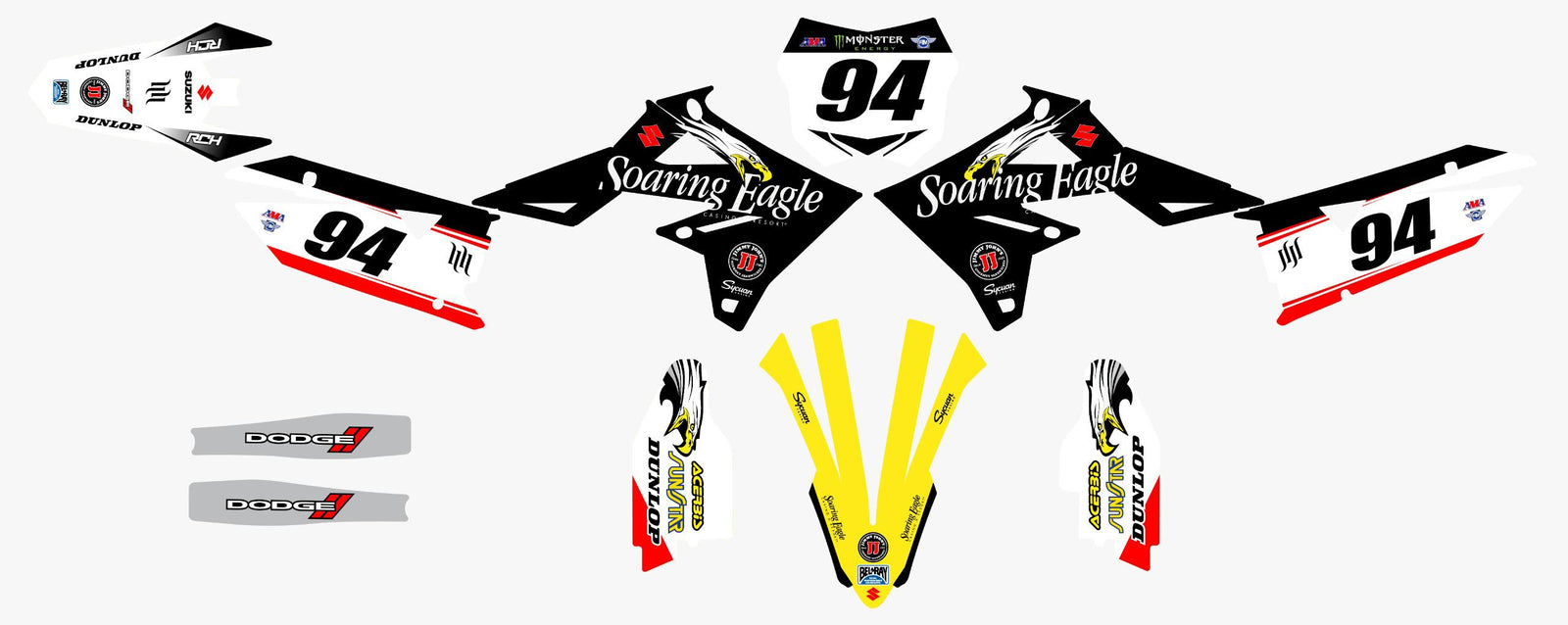 Suzuki Soaring Eagle Graphics Kit