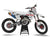 White GAS GAS Custom Motocross Decals