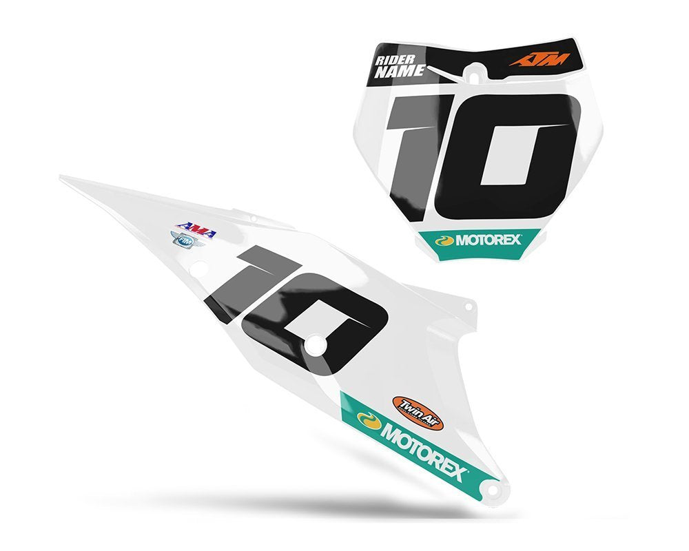 Fits KTM Factory White Motorex Backgrounds
