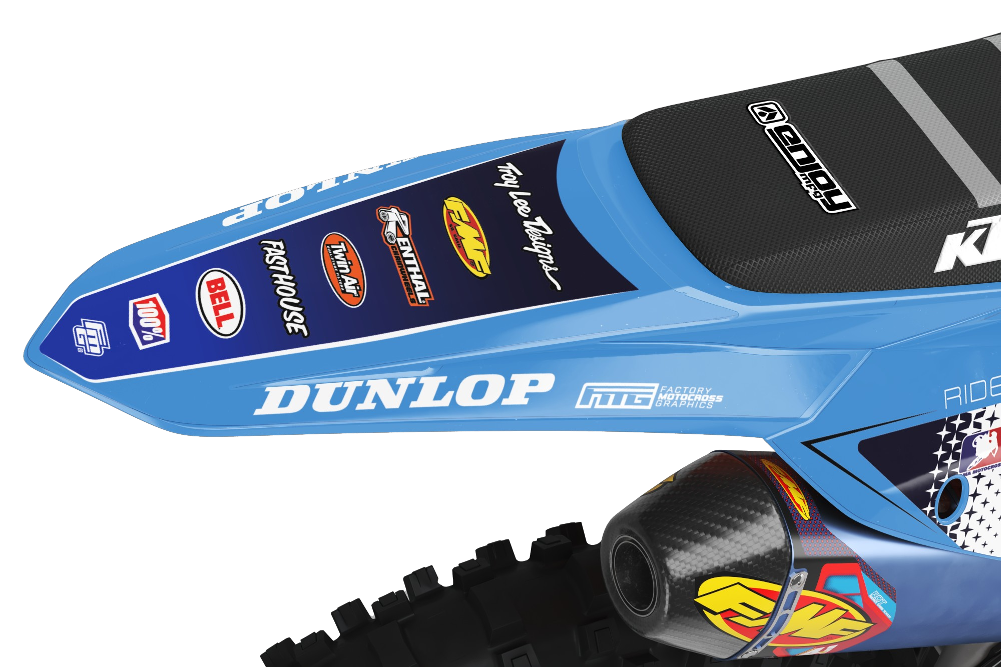 FUSE Fits KTM Baby Blue GRAPHICS KIT.